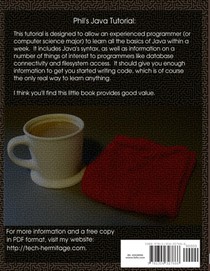 Phil's Java Tutorial achterzijde