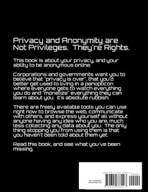Protecting Your Privacy and Anonymity Online achterzijde