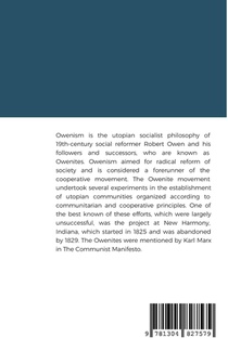A New View of Society achterzijde