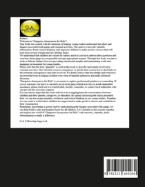 Gangsters Anonymous 12 Steps and 12 Traditions for Youth achterzijde