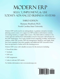 Modern ERP: Select, Implement, and Use Today's Advanced Business Systems achterzijde