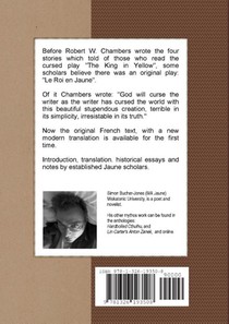 Le Roi En Jaune (the King in Yellow) [Paperback] achterzijde