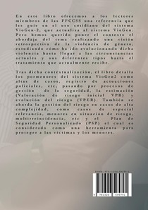 Sistema VioGen-2. La evolución del sistema de protección a las víctimas. achterzijde