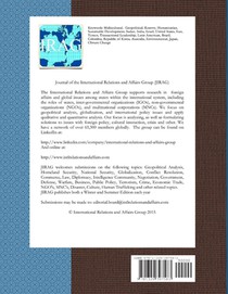 Journal of the International Relations and Affairs Group, Volume V, Issue I achterzijde