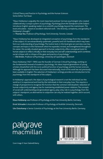 Psychology from the Standpoint of the Subject achterzijde