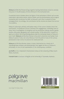 Deleuze and the Non/Human achterzijde