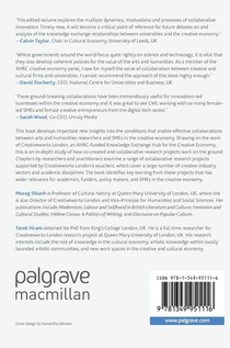 Cultural Policy, Innovation and the Creative Economy achterzijde