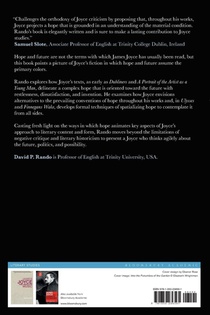Hope, Form, and Future in the Work of James Joyce achterzijde