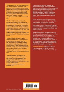 Development through Adulthood achterzijde