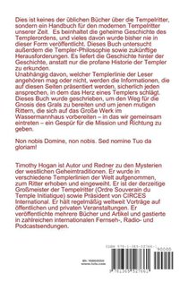 Der Weg Der Templer: Ein Handbuch Fur Den Modernen Tempelritter achterzijde