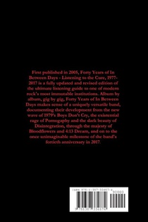 Forty Years of In-between Days: Listening to the Cure 1977-2017 achterzijde
