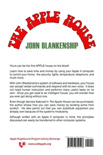 The Apple House: How to Computerize Your Home Using Your Apple II Computer achterzijde