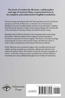 Mencius (Classics of Chinese Philosophy and Literature) achterzijde
