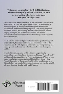 Prufrock and Other Observations achterzijde