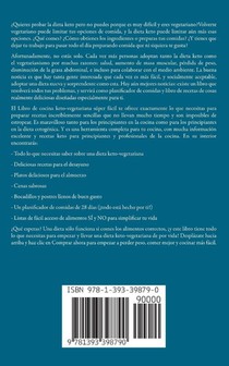 Libro de cocina Keto Vegetariano achterzijde