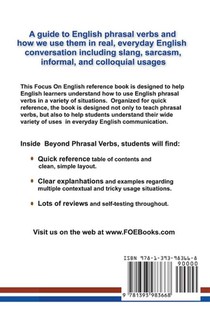 Beyond Phrasal Verbs for ESL Learners achterzijde