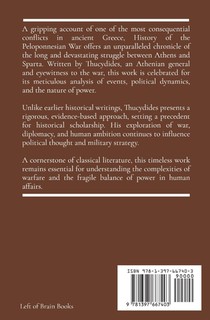 History of the Peloponnesian War achterzijde