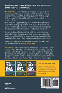 The 30 Day MBA achterzijde