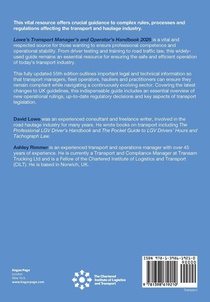 Lowe's Transport Manager's and Operator's Handbook 2025 achterzijde