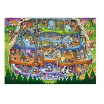 Jamie Smart's Hero Slam Jigsaw Puzzle: Inside the Temple of the Cat Demon achterkant