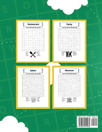 Word Search for Kids Ages 8-12 | 100 Fun Word Search Puzzles | Kids Activity Book | Large Print | Paperback achterzijde