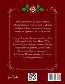 Famous Tudors Colouring Book achterzijde