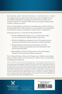 The 17 Indisputable Laws of Teamwork achterzijde