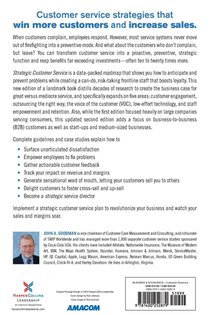 Strategic Customer Service achterzijde