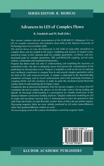 Advances in LES of Complex Flows achterzijde