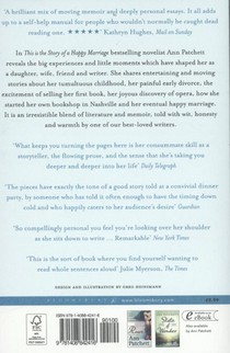 This Is the Story of a Happy Marriage achterzijde