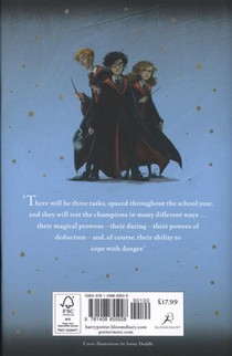 Harry Potter and the Goblet of Fire achterzijde