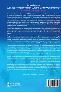 A Handbook of Business Transformation Management Methodology achterzijde