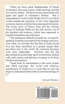 The Hindu Art of Love achterzijde