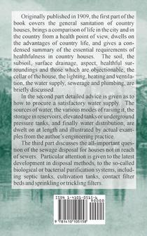 The Sanitation, Water Supply and Sewage Disposal of Country Houses achterzijde