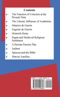 Essays in Criticism achterzijde