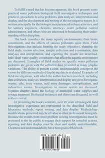 The Practice of Water Pollution Biology achterzijde