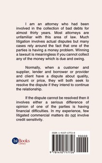 An Attorney's Guide to the Collection of Bad Debts achterzijde