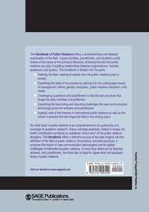 Handbook of Public Relations achterzijde