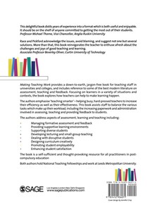 Making Teaching Work achterzijde