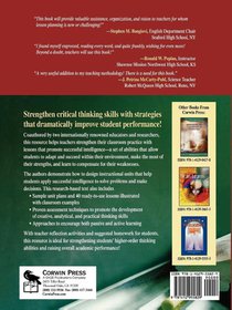 Teaching for Successful Intelligence achterzijde