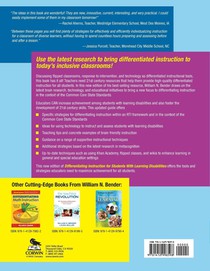 Differentiating Instruction for Students With Learning Disabilities achterzijde