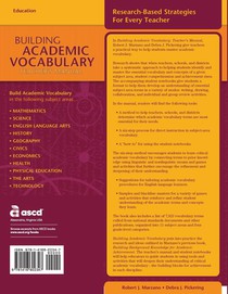 Building Academic Vocabulary achterzijde