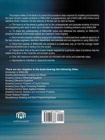 Modeling and Simulation In SIMULINK for Engineers and Scientists achterzijde