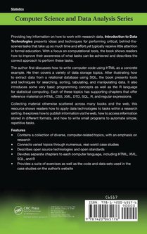 Introduction to Data Technologies achterzijde