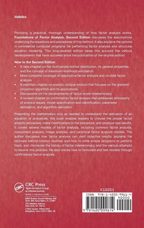 Foundations of Factor Analysis achterzijde