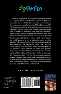The Federalist Papers achterzijde