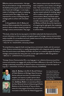 Strategic Science Communication achterzijde
