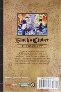 Black Clover, Vol. 1 achterzijde