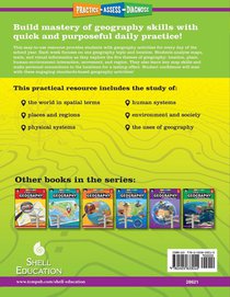 180 Days™: Geography for Kindergarten achterzijde