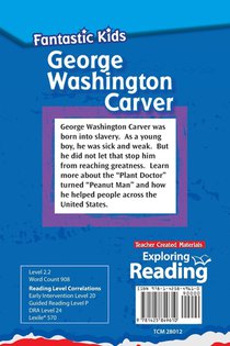 Fantastic Kids: George Washington Carver achterzijde